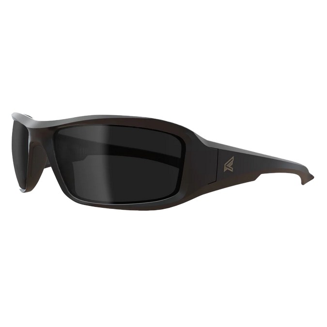 Brazeau - Matte Black With Polarized Smoke Lenses - Safety Glasses